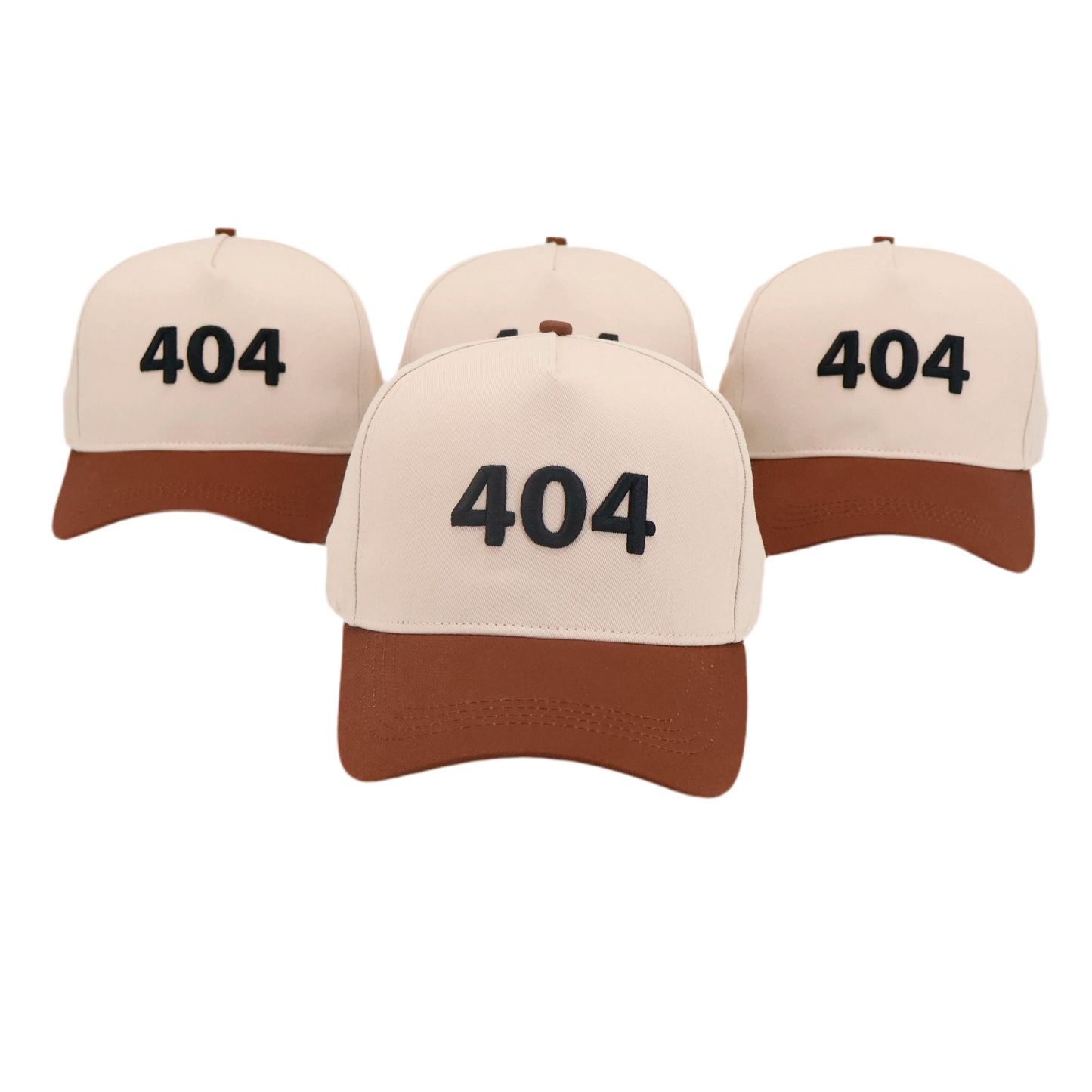 404 Baseball Cap – Sand/Brown