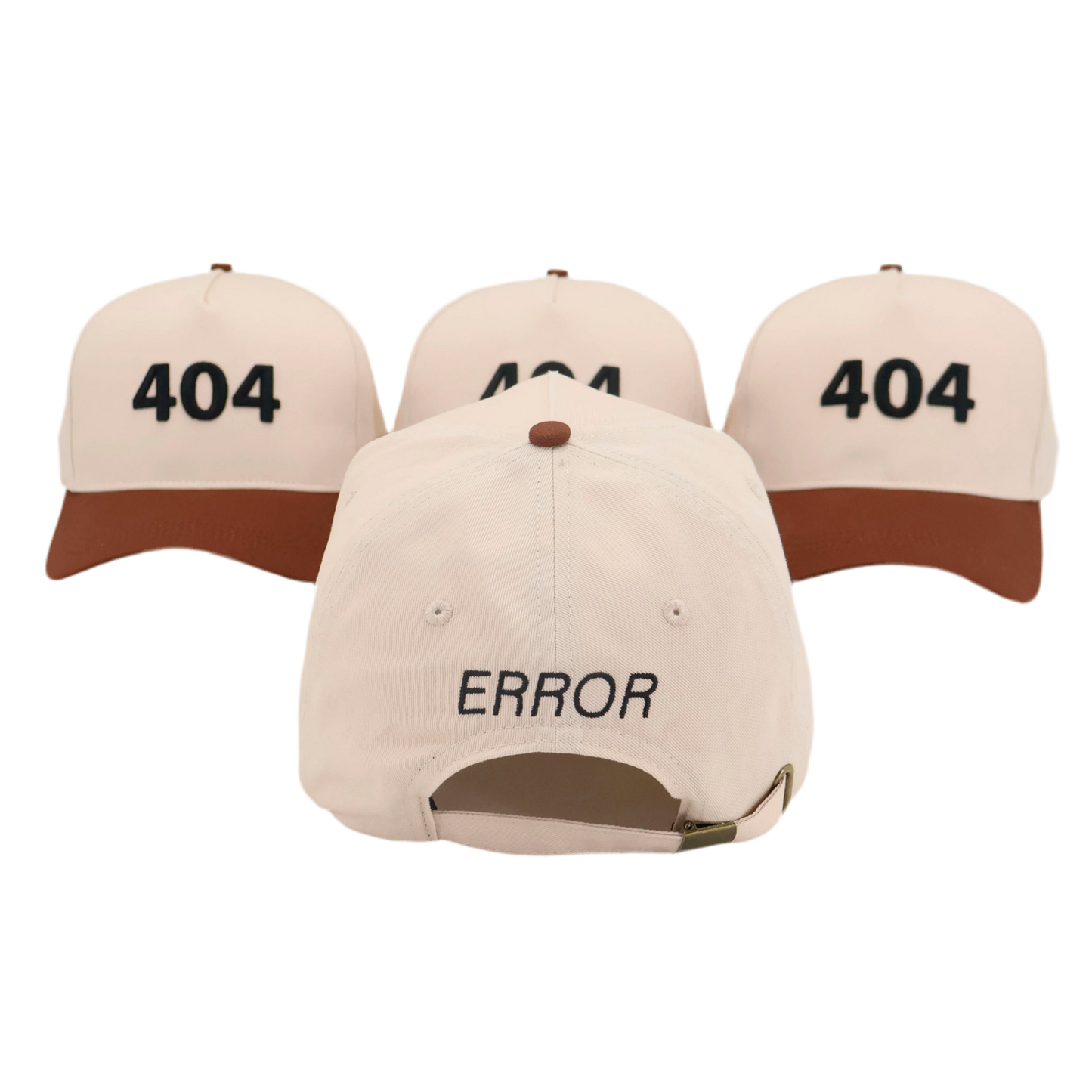 404 Baseball Cap – Sand/Brown