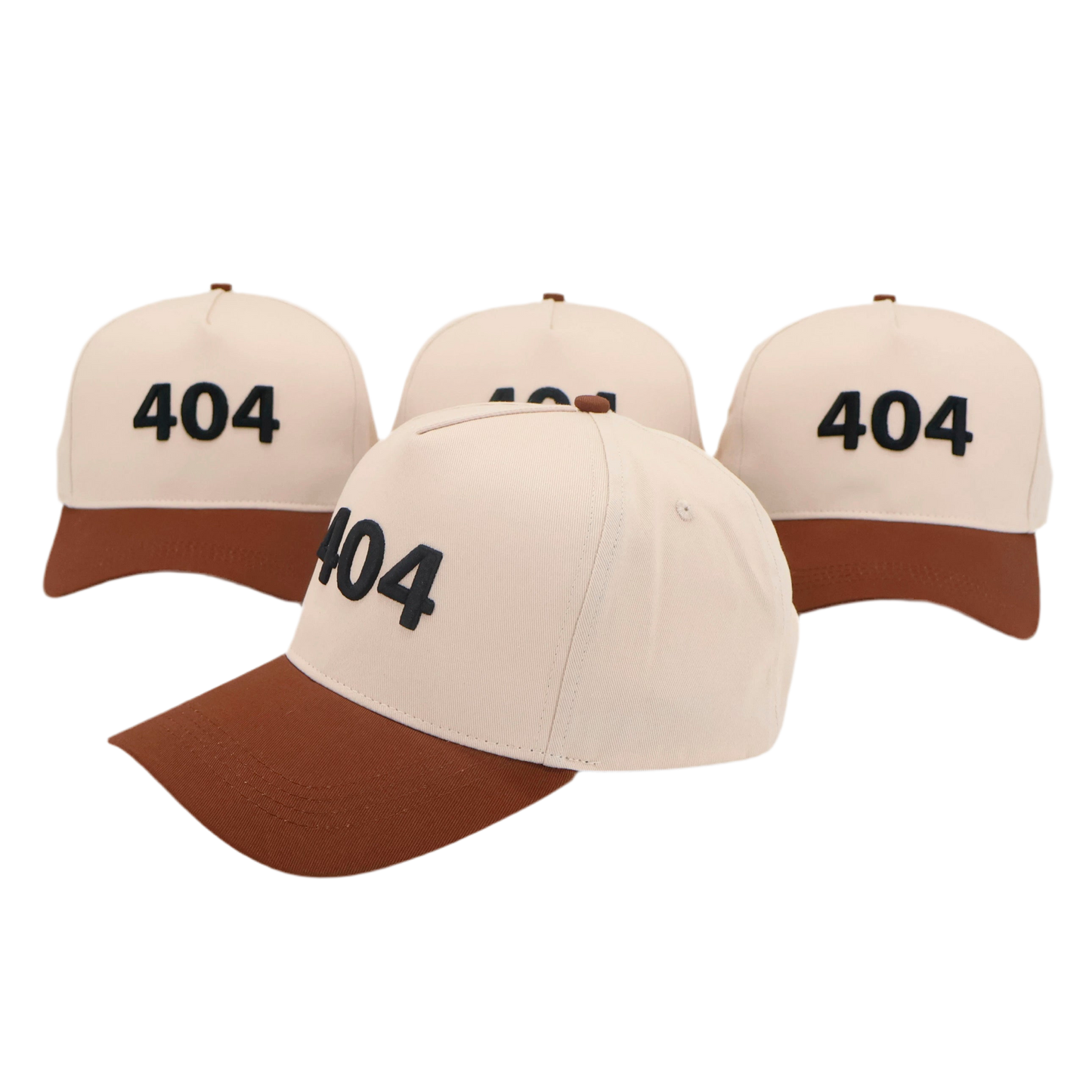 404 Baseball Cap – Sand/Brown