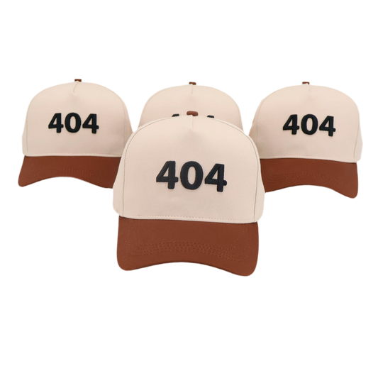 404 Baseball Cap – Sand/Brown