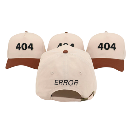 404 Baseball Cap – Sand/Brown